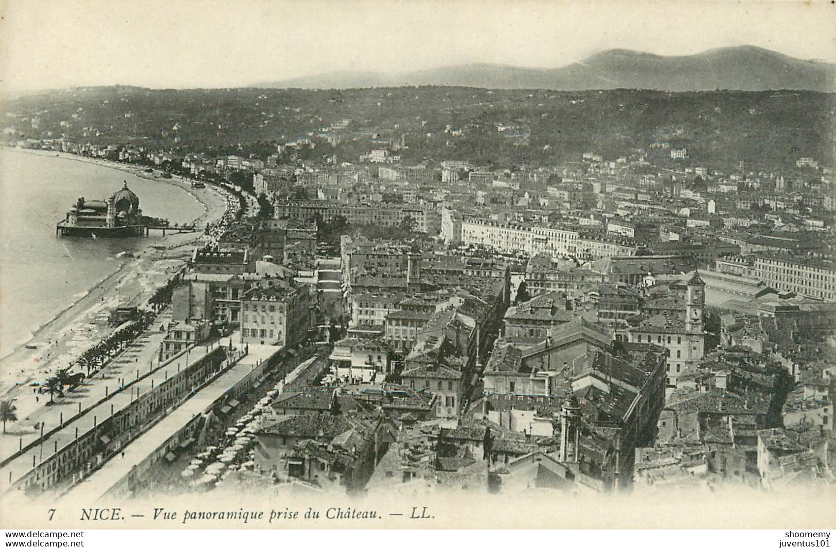 CPA Nice-Vue Panoramique Prise Du Château-7    L2301 - Mehransichten, Panoramakarten