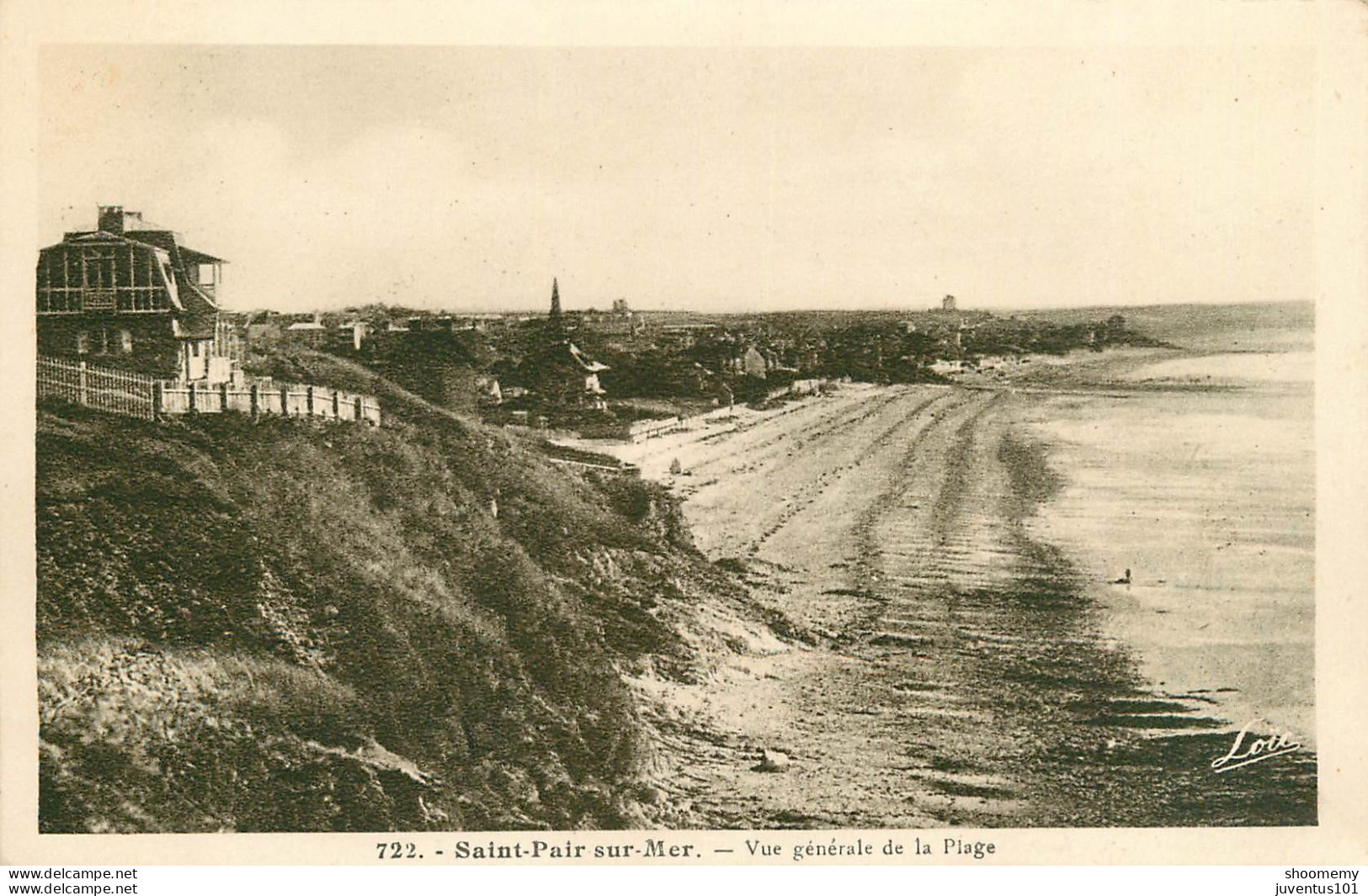 CPA Saint Pair Sur Mer-Vue Générale De La Plage-722      L2271 - Saint Pair Sur Mer