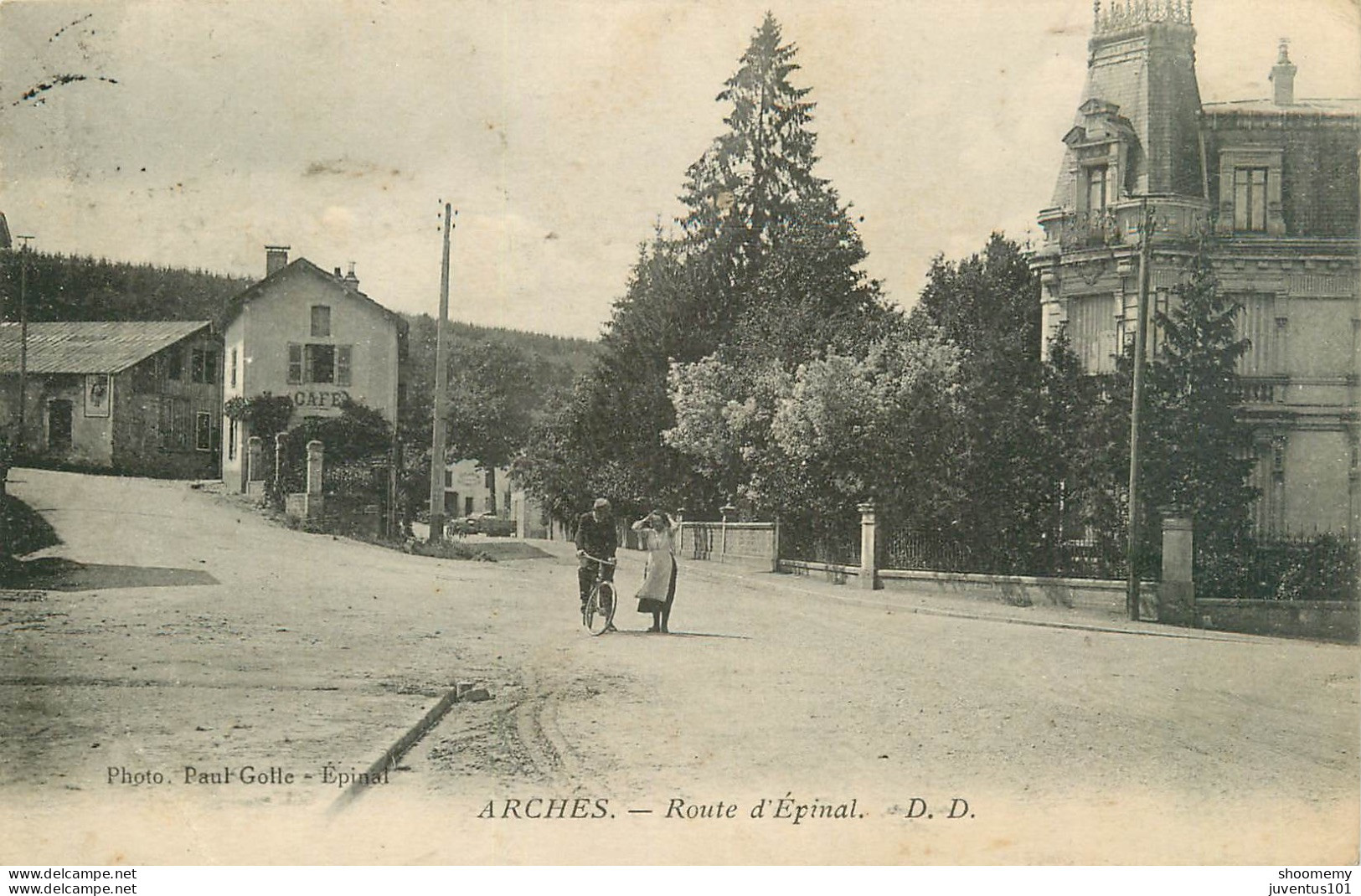 CPA Arches-Route D'épinai-Timbre-en L'état      L2269 - Arches