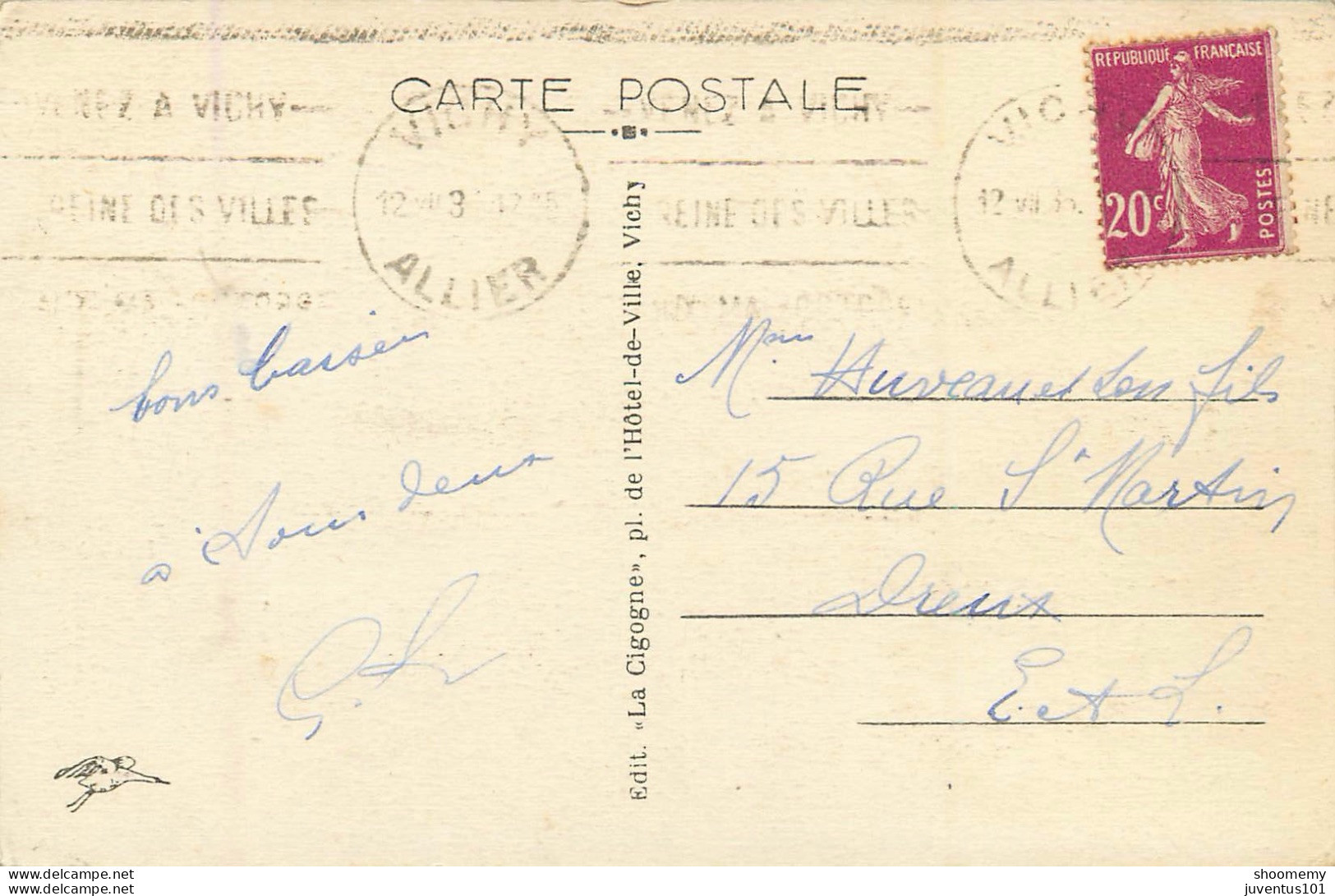 CPA Le Bourbonnais-Fileuse Bourbonnaise-8-Timbre      L2269 - Bourgogne