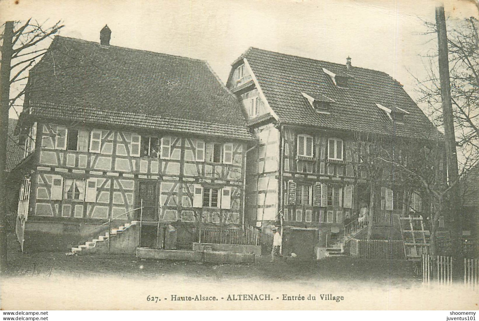 CPA Haute Alsace-Altenach-Entrée Du Village-627      L2268 - Autres & Non Classés