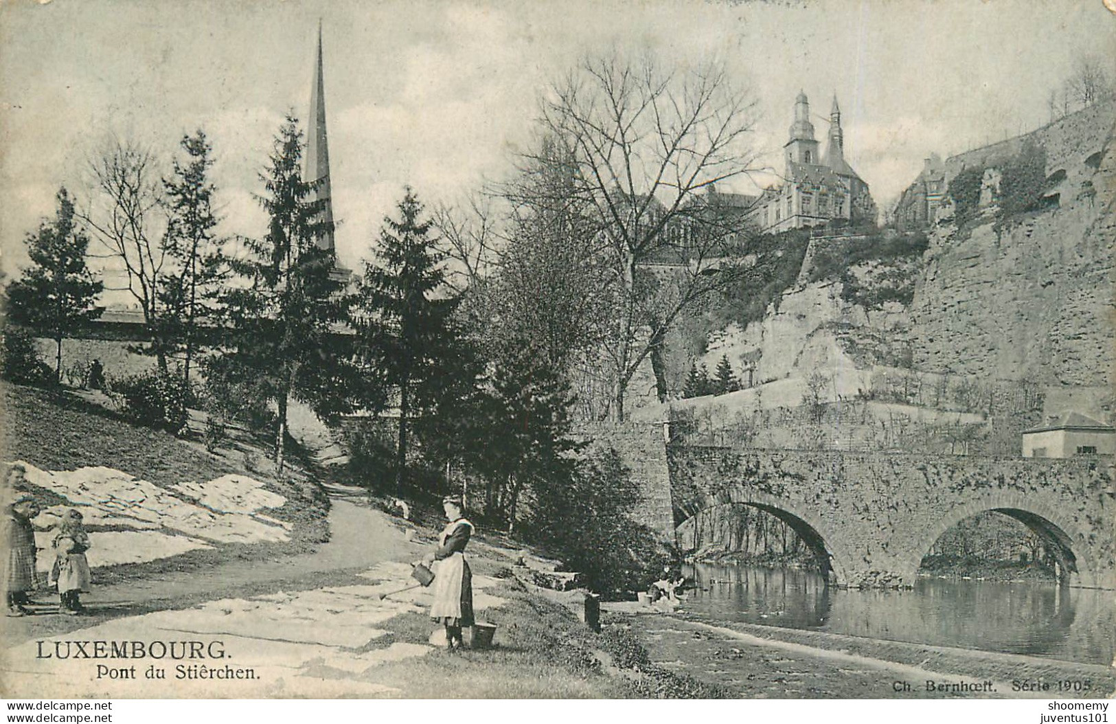 CPA Luxembourg-Pont Du Stierchen-RARE   L2256 - Lussemburgo - Città