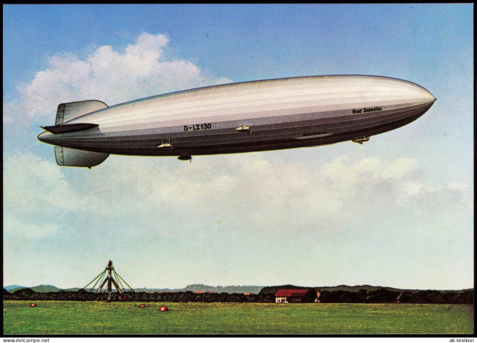 Ansichtskarte  Luftschiff LZ 130 "Graf Zeppelin" (II) 1974 - Dirigeables