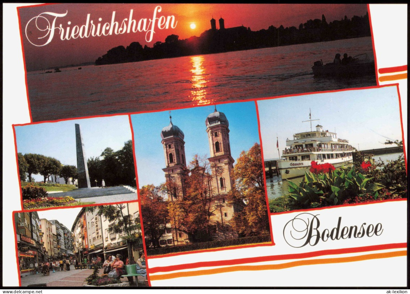 Ansichtskarte Friedrichshafen Mehrbildkarte Mit Div. Ortsansichten 2000 - Friedrichshafen