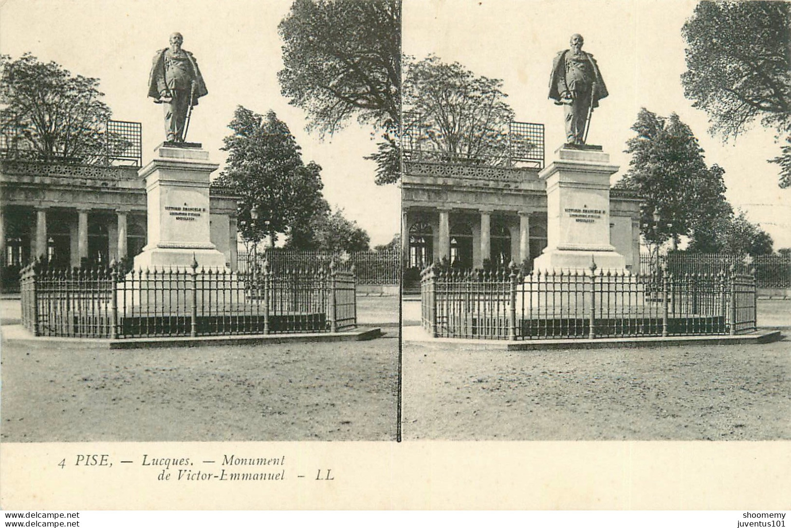 CPA Stéréoscopique-Pise-Lucques-Monument    L2252 - Pisa