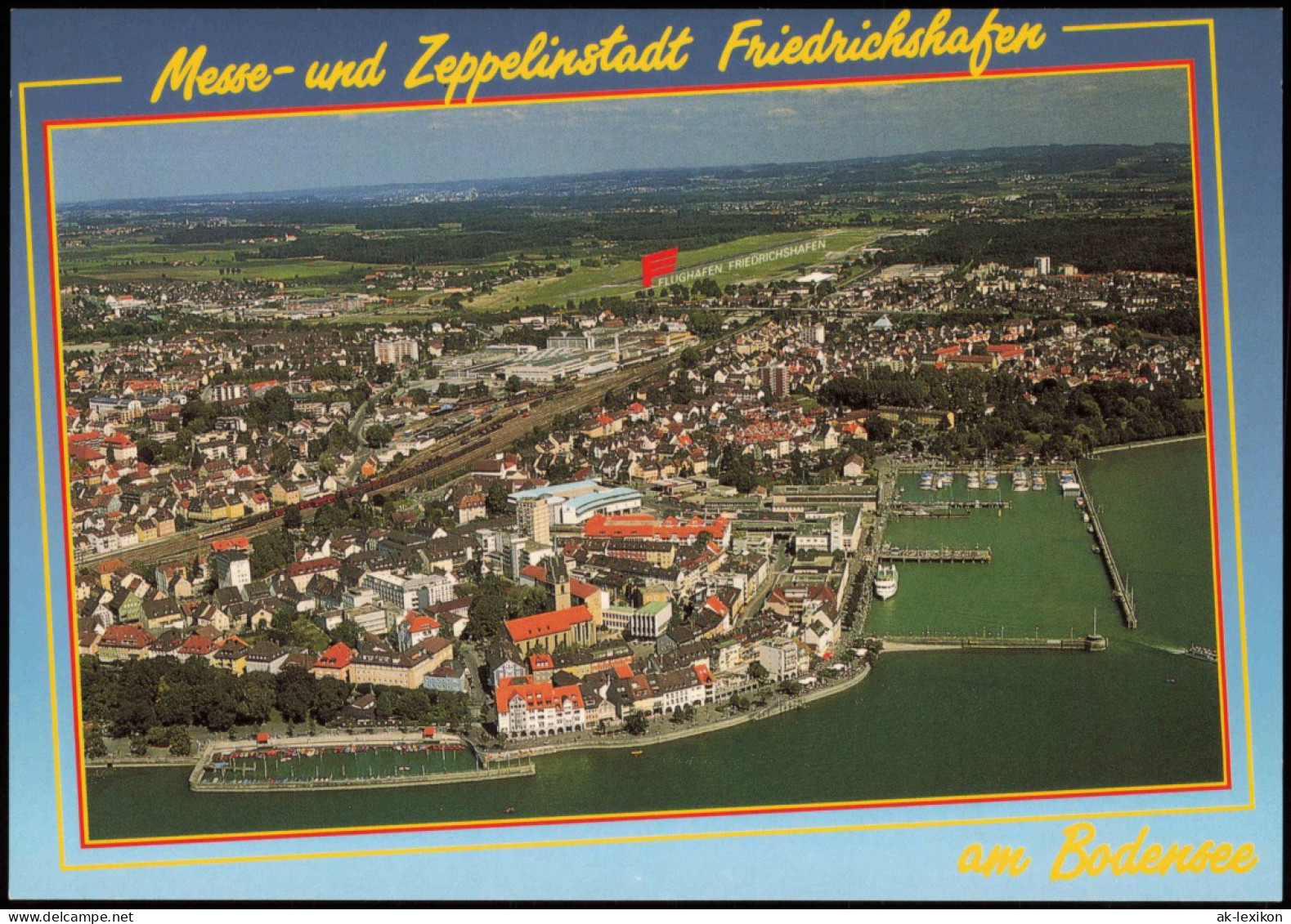 Friedrichshafen Luftbild Der Messe- Und Zeppelinstadt Friedrichshafen 1997 - Friedrichshafen