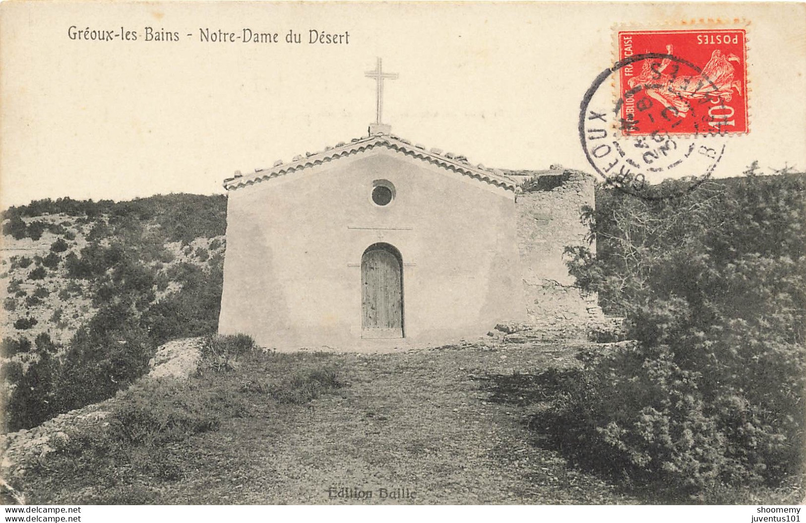 CPA Gréoux Les Bains-Notre Dame Du Désert-Timbre    L2393 - Gréoux-les-Bains