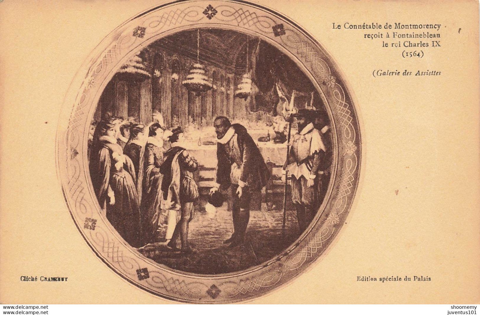 CPA Histoire-Le Connétable De Montmorency Reçoit à Fontainebleau Le Roi Charles IX       L2390 - History