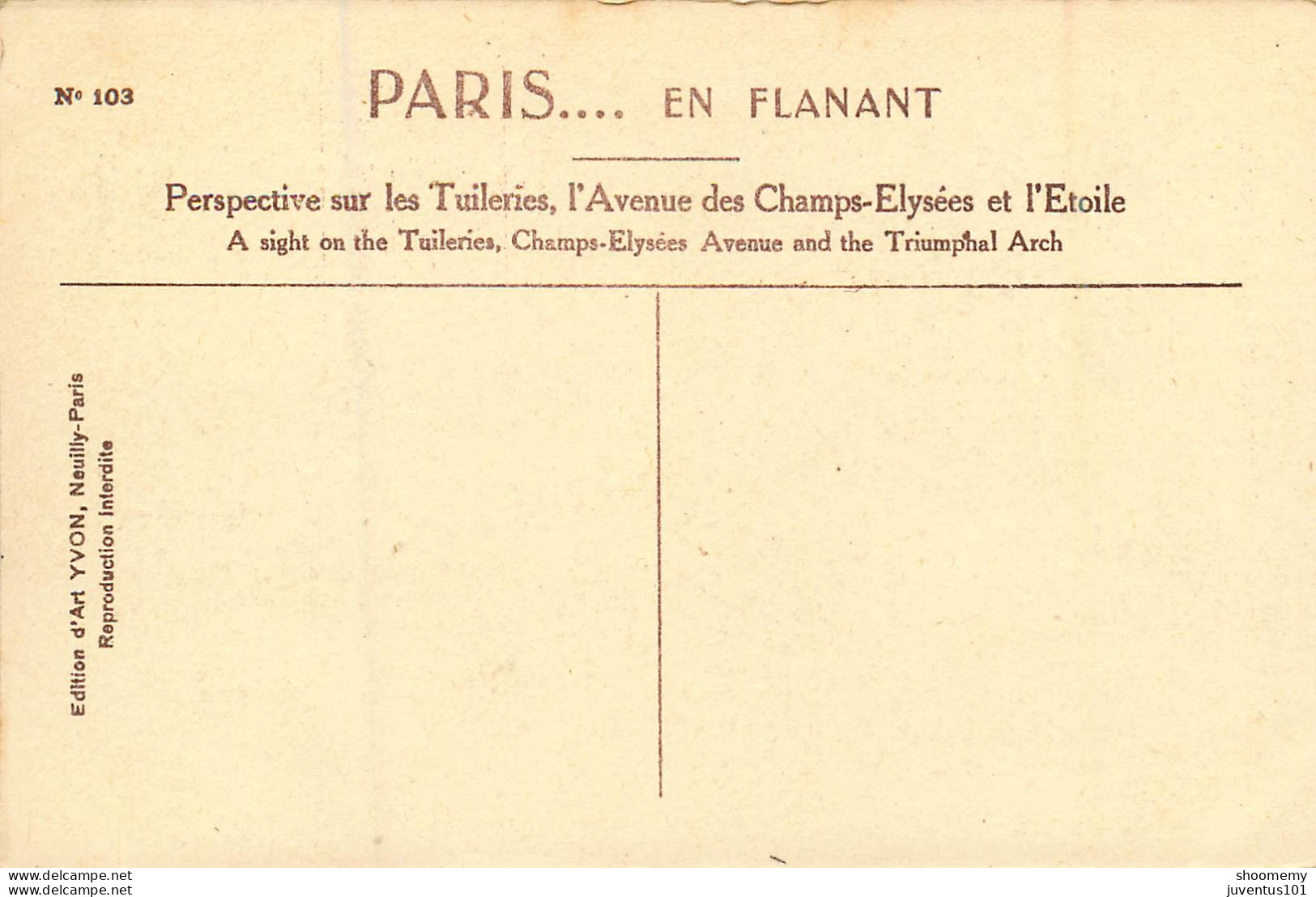 CPA Paris-Perspective Sur Les Tuileries-103     L2380 - Cartas Panorámicas