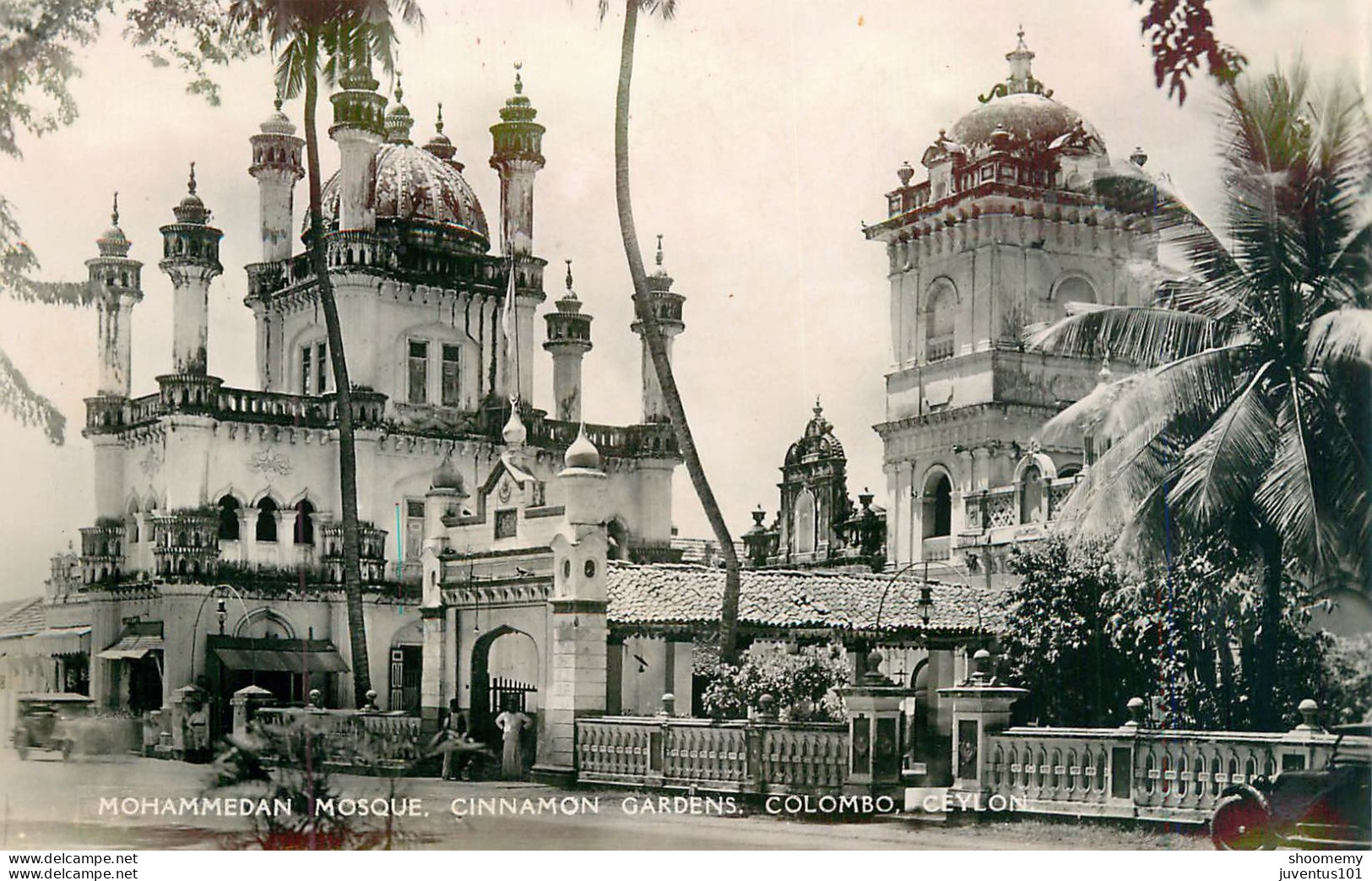 CPSM Mohammedan Mosque,Cinnamon Gardens,Colombo-Ceylon     L2377 - Sri Lanka (Ceylon)