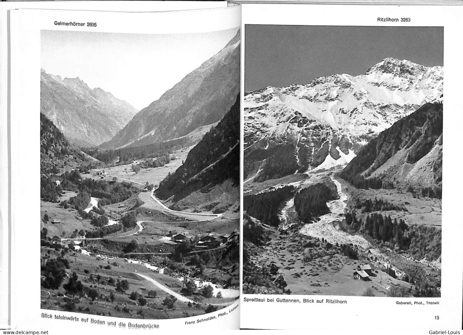 Poststrasse Schweizerische Alpenpost Grimselpass Meitingen Grimsel Gletsch Bern Karte 1: 75000 Guttannen