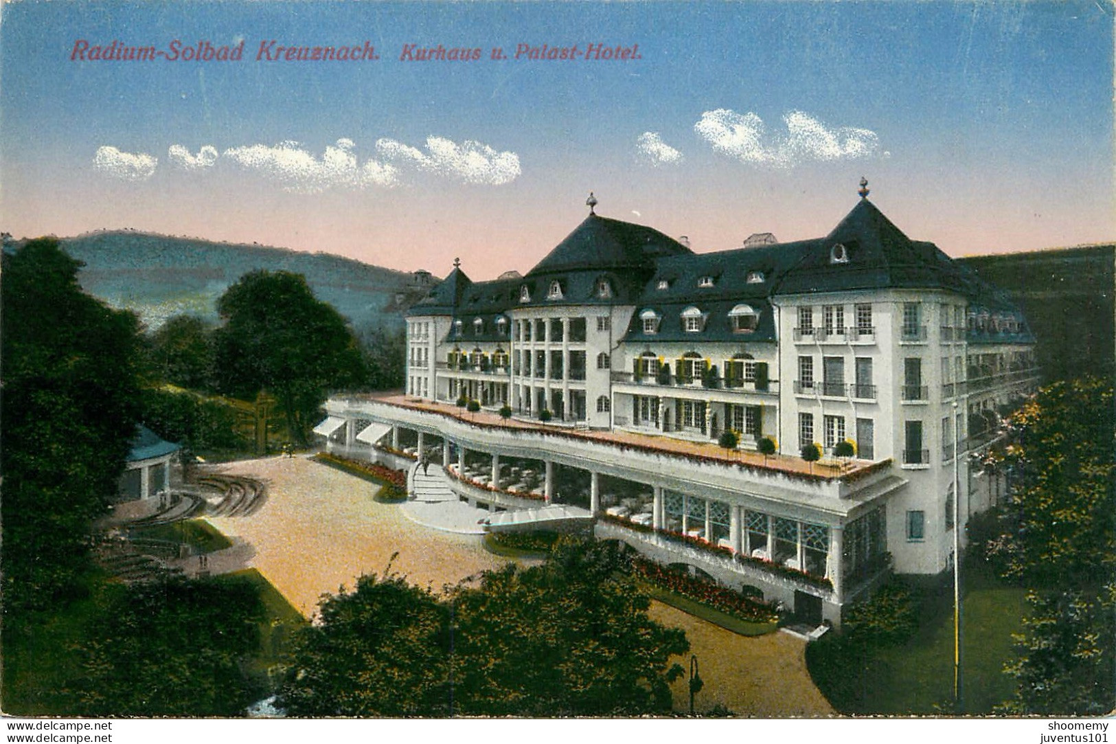 CPA Radium Solbad Kreuznach-kurhaus U.Palast Hotel   L2339 - Bad Kreuznach