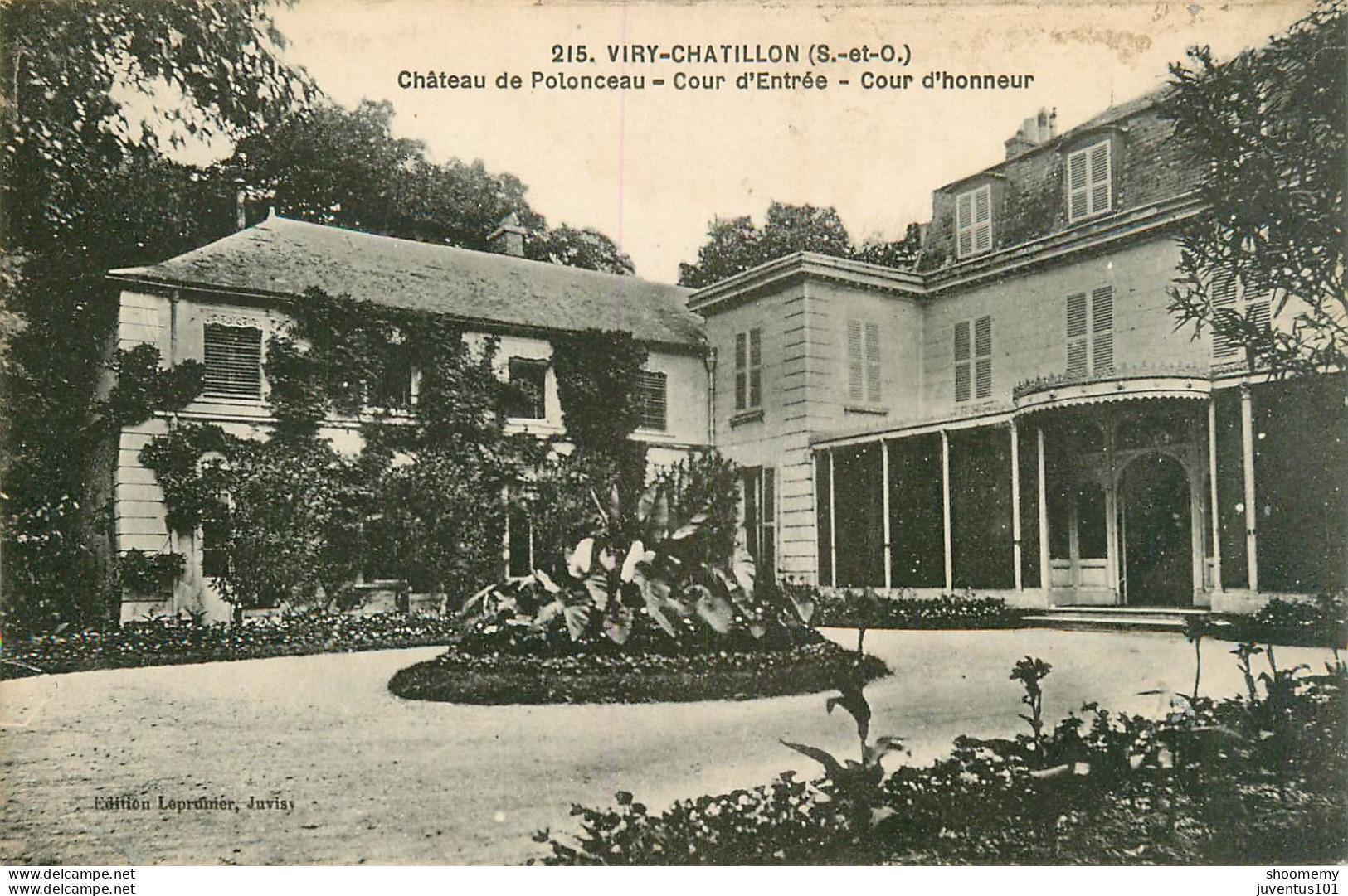 CPA Viry Chatillon-Château De Polonceau-Cour D'entrée-215     L2321 - Viry-Châtillon