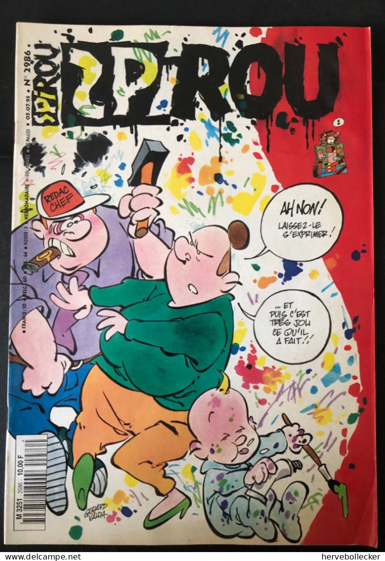 Spirou Hebdomadaire N° 2986 -1995 - Spirou Magazine