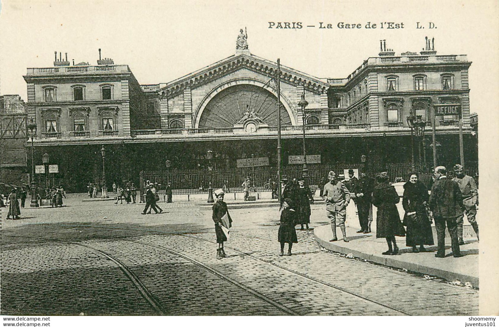 CPA Paris-La Gare De L'Est   L2316 - Métro Parisien, Gares