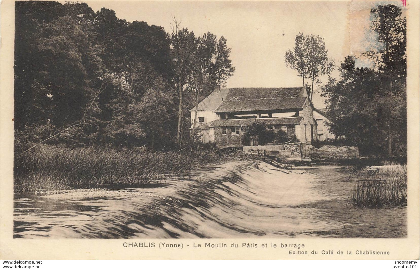 CPA Chablis-Le Moulin Du Patis Et Le Barrage      L2443 - Chablis