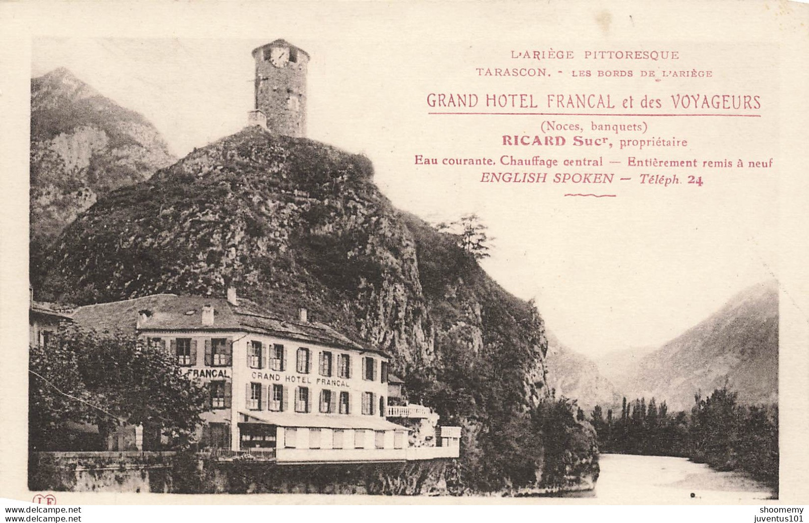 CPA Tarascon-Grand Hotel Francal Et Des Voyageurs      L2444 - Tarascon
