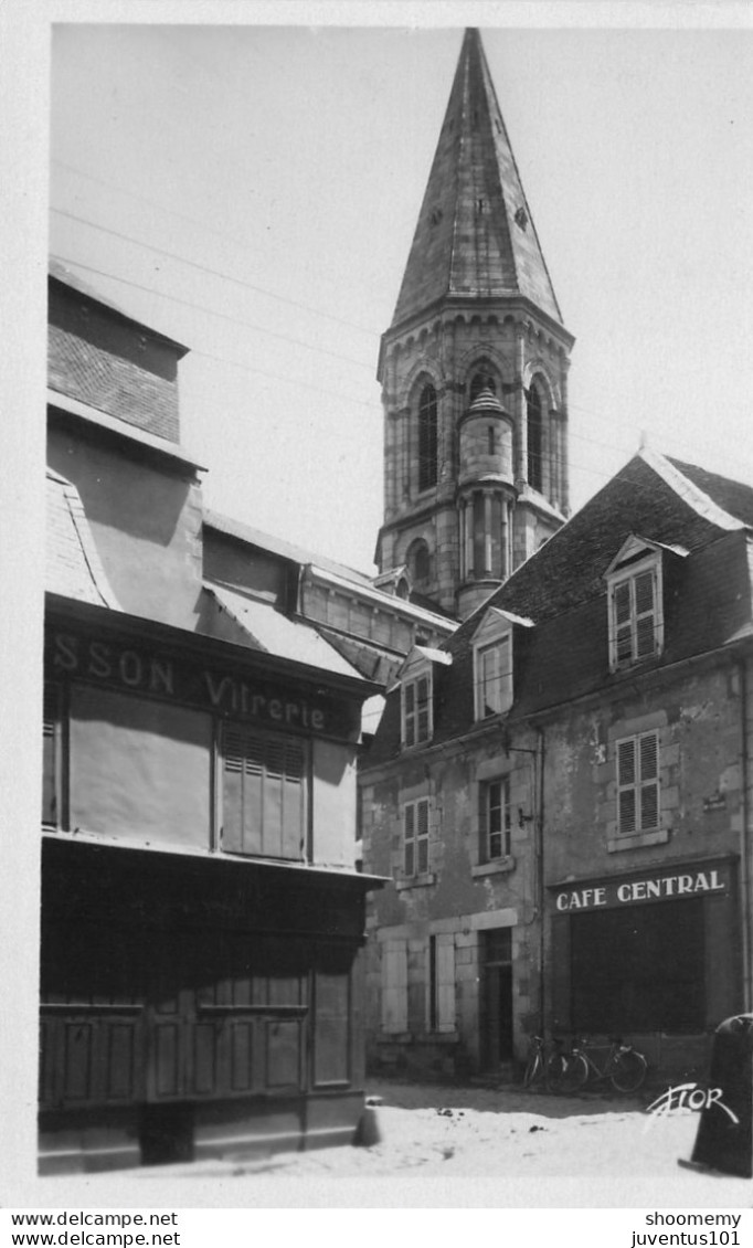 CPA Guéret-La Rue De L'église Et Le Clocher-2001-RARE      L2444 - Guéret