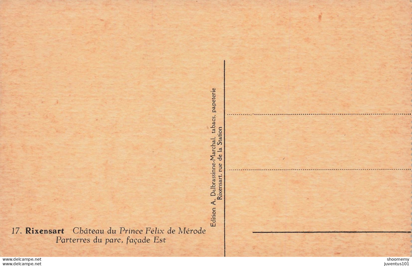 CPA Rixensart-Le Château Du Prince Félix De Mérode-Parterres Du Parc-17-RARE     L2420 - Rixensart