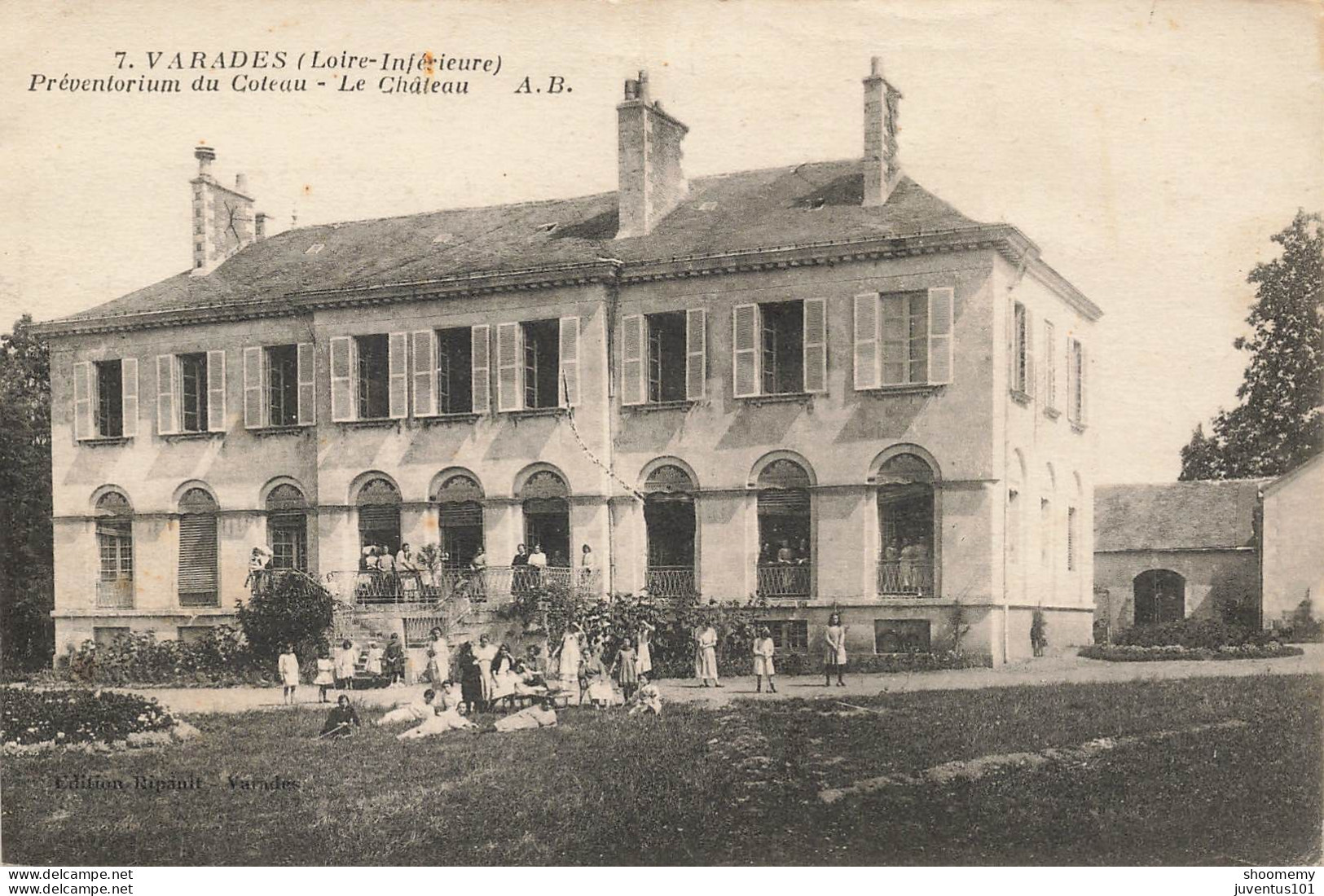 CPA Varades-Preventorium Du Coteau-Le Château-7-numérotation RARE      L2417 - Varades