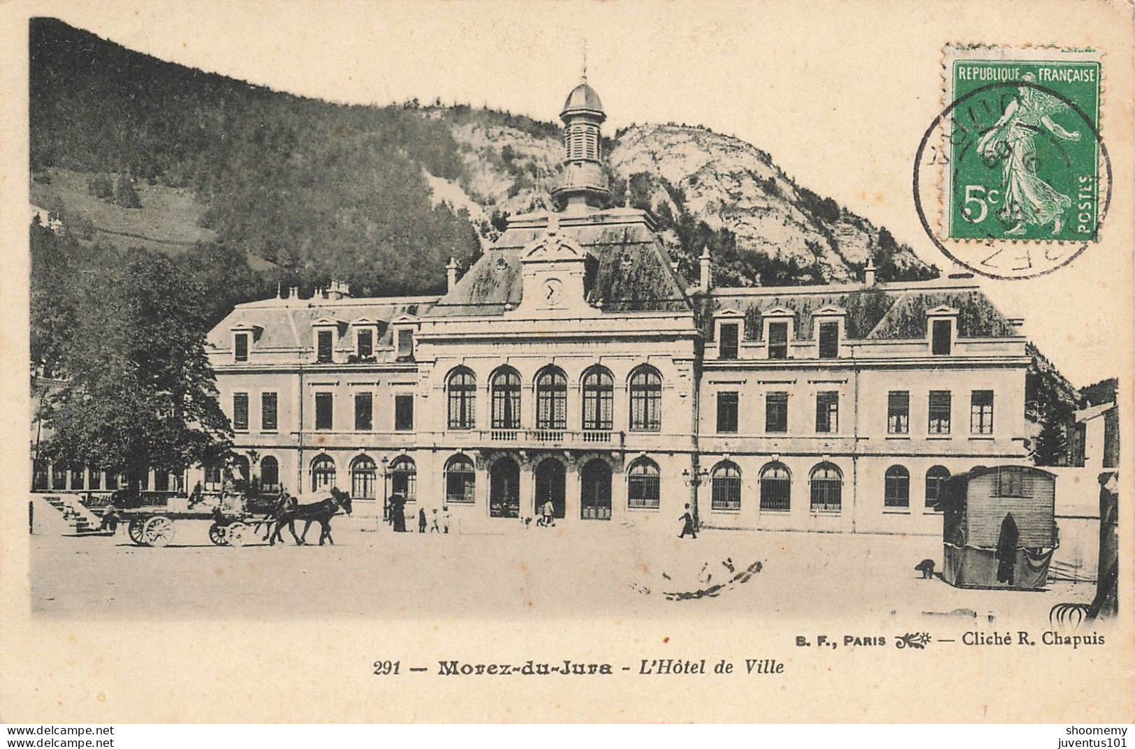 CPA Morez Du Jura-L'hôtel De Ville-291-Timbre      L2417 - Morez