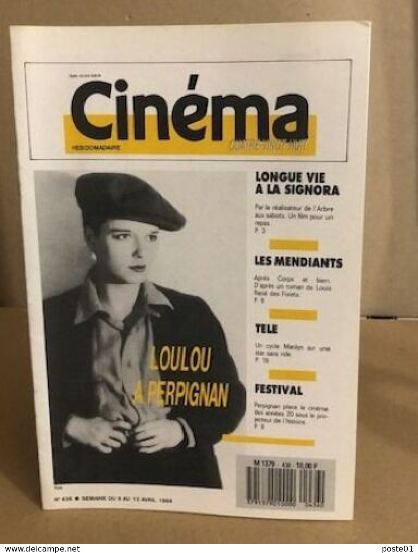 Revue Hebdomadaire De Cinéma N° 436 - Kino/Fernsehen