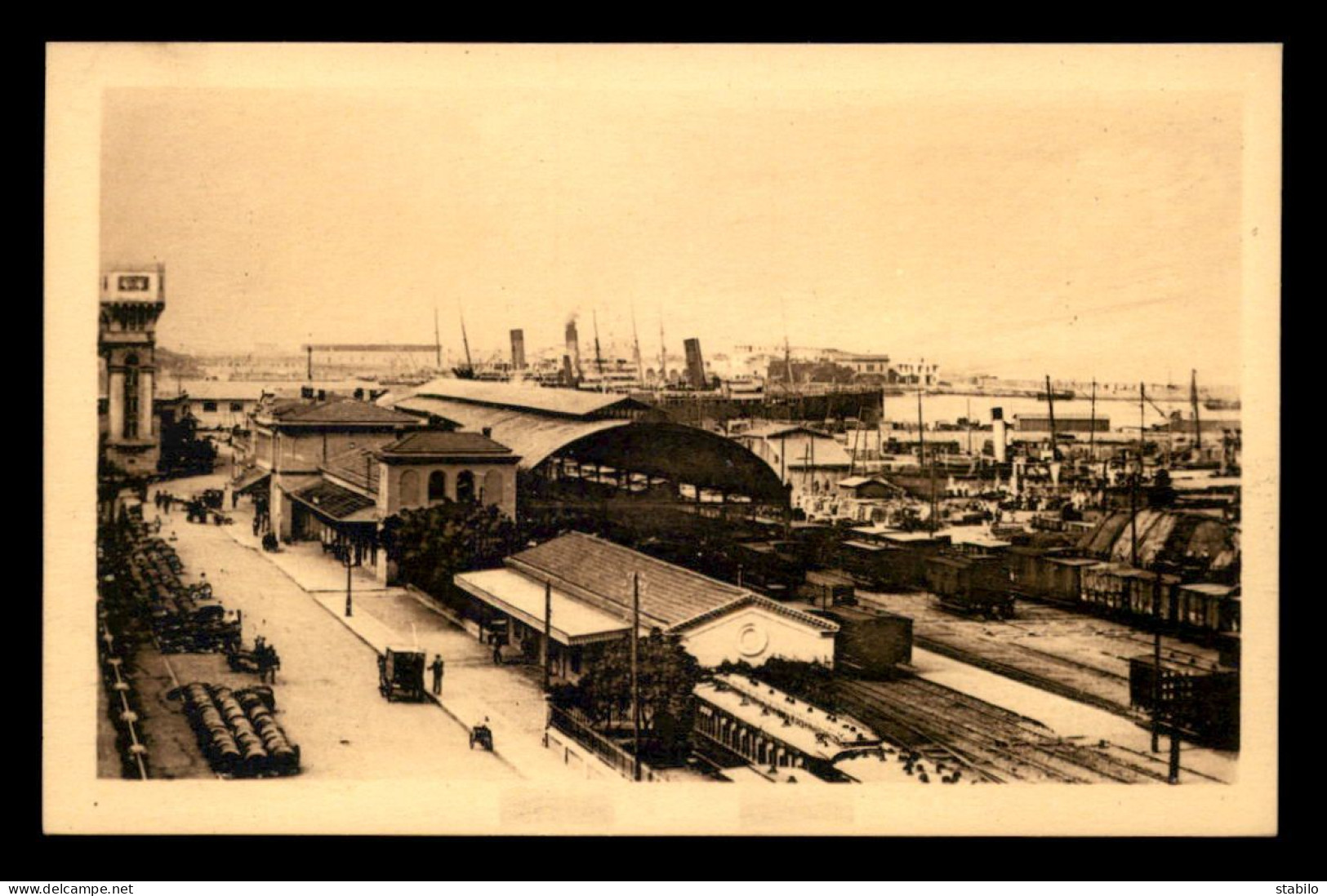 ALGERIE - ALGER - LA GARE DE CHEMIN DE FER - Alger