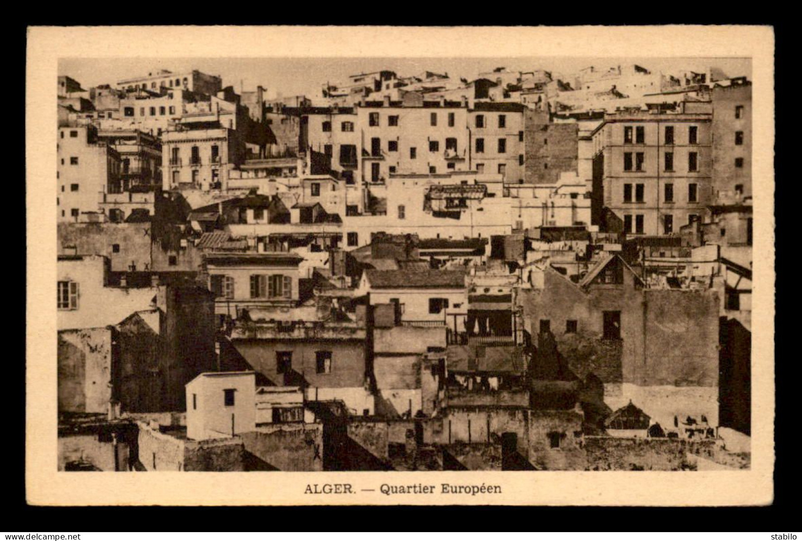ALGERIE - ALGER - QUARTIER EUROPEEN - Algiers
