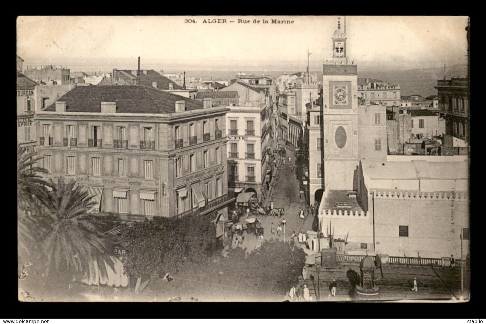 ALGERIE - ALGER - RUE DE LA MARINE - Algiers