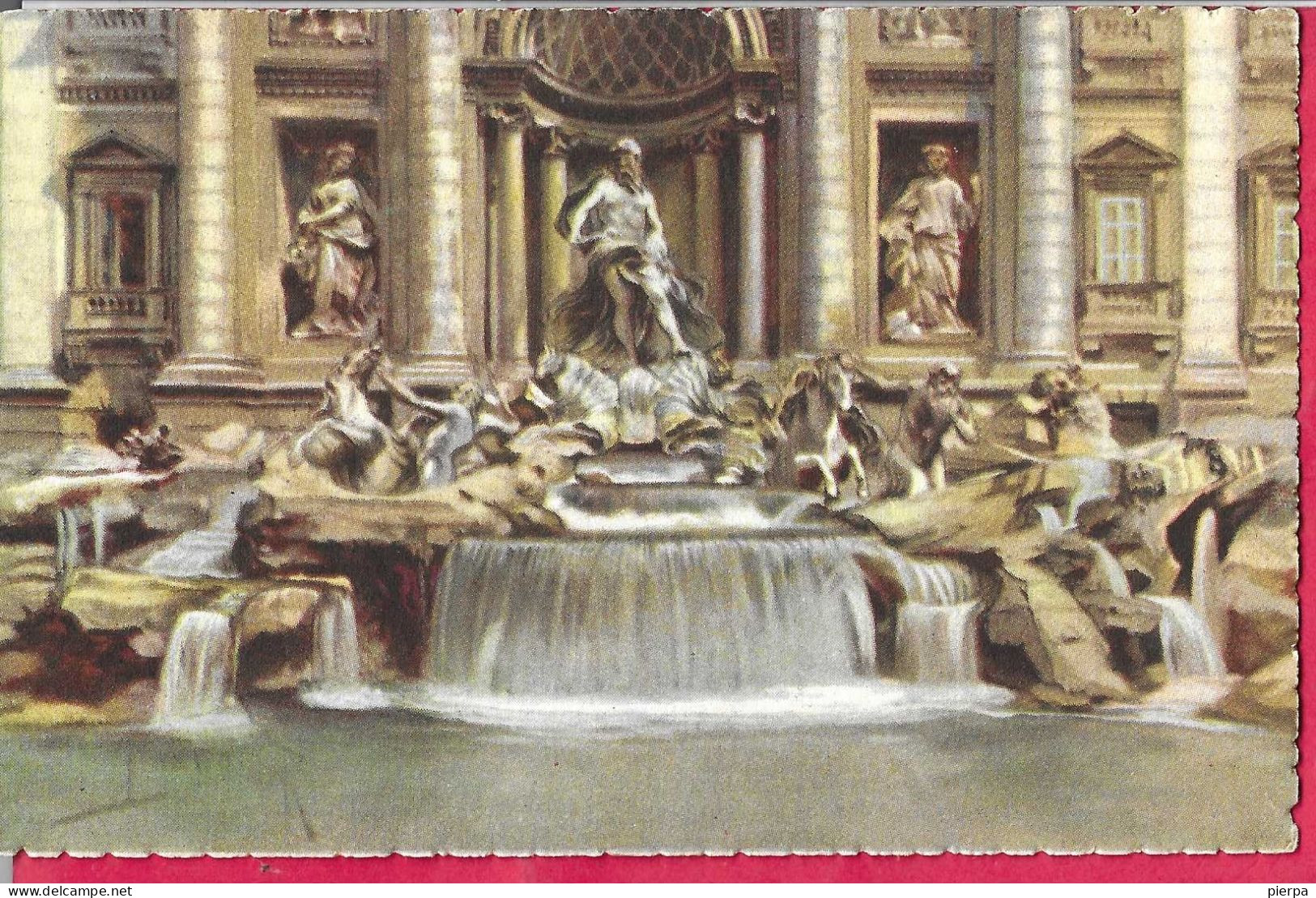 ROMA - FONTANA DI TREVI - FORMATO PICCOLO - EDIZ. ORIGINALE SCROCCHI  - NUOVA - Fontana Di Trevi