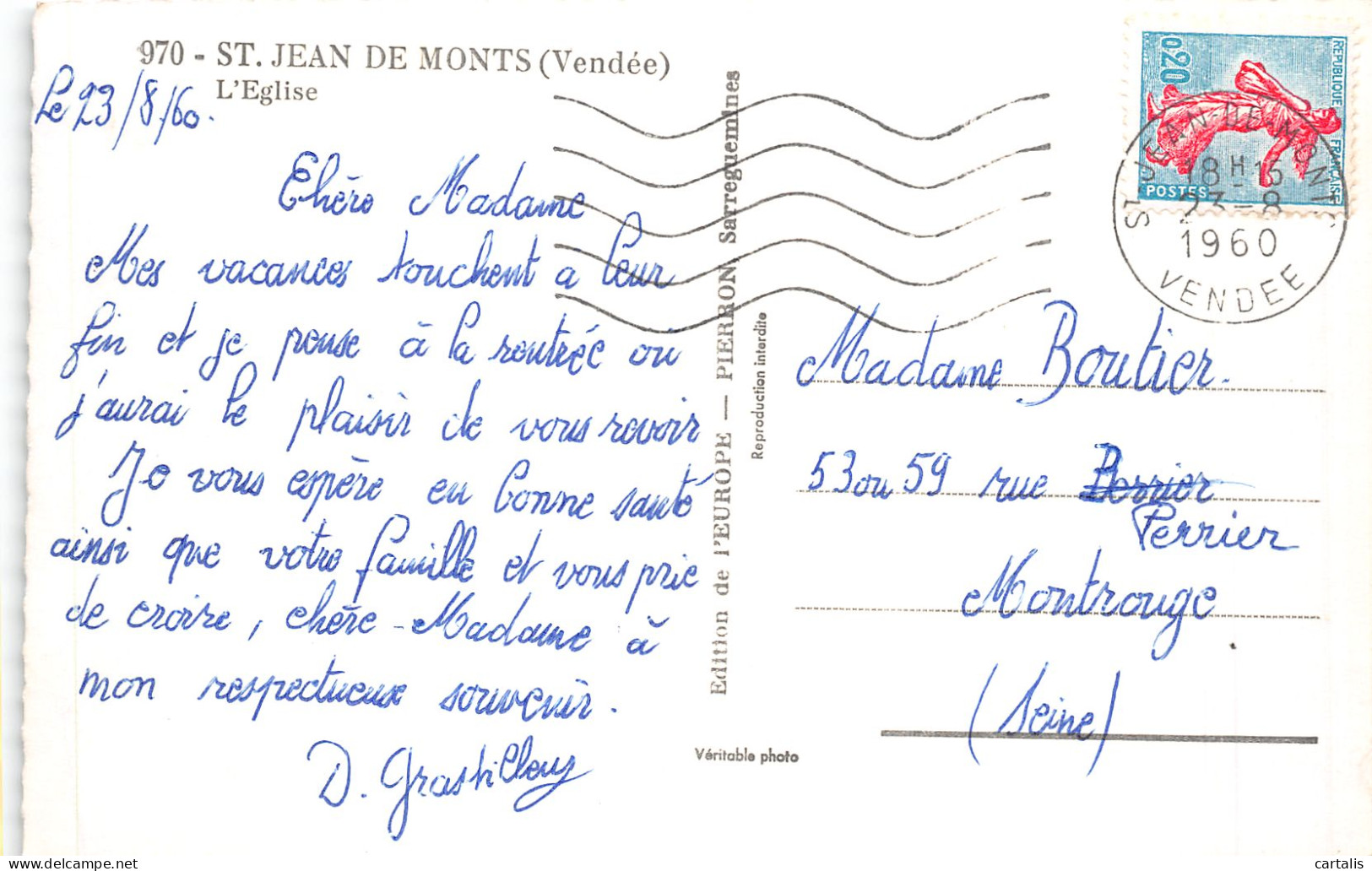 85-SAINT JEAN DE MONTS-N°4475-B/0297 - Saint Jean De Monts