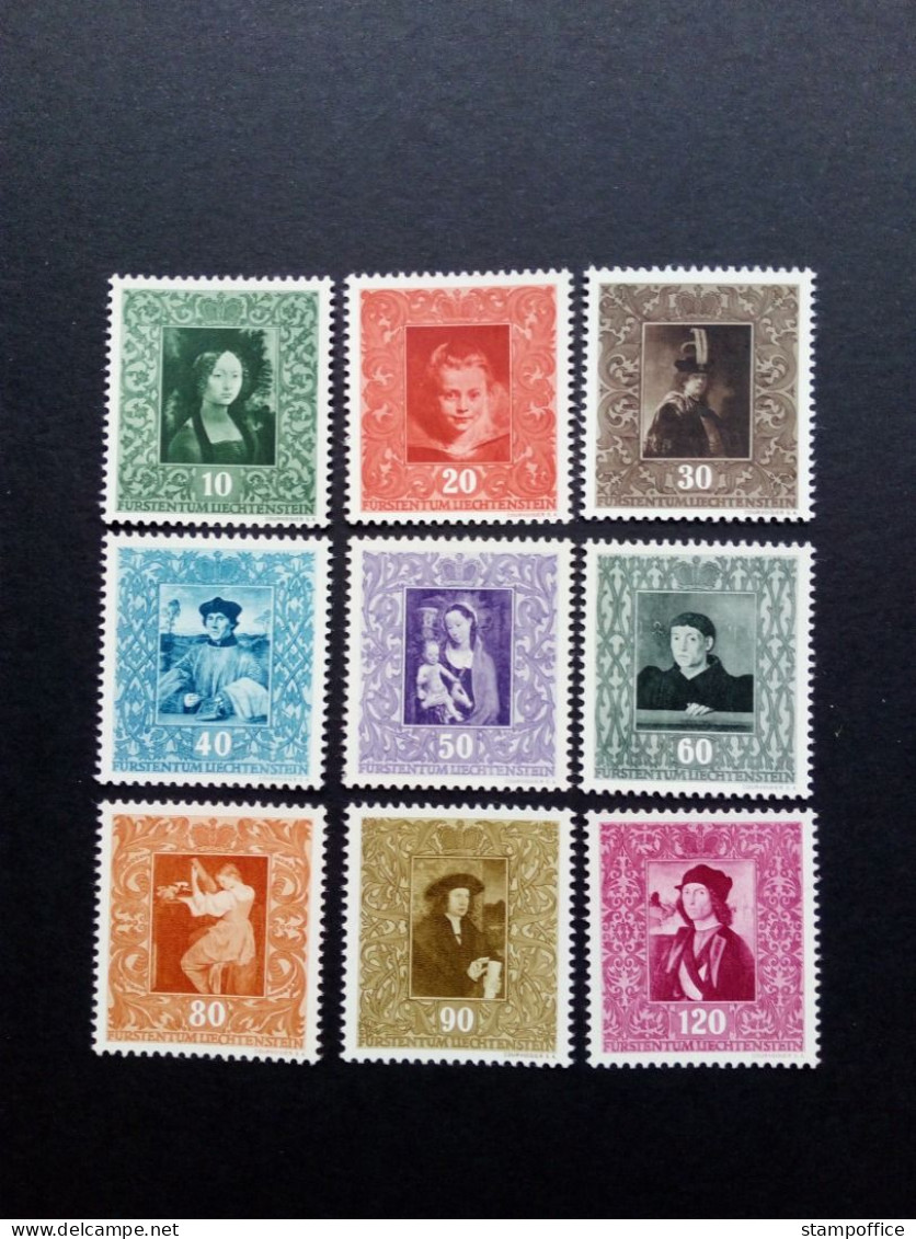 LIECHTENSTEIN MI-NR. 268-276 POSTFRISCH(MINT) GEMÄLDEGALERIE VADUZ(I) 1949 - Unused Stamps