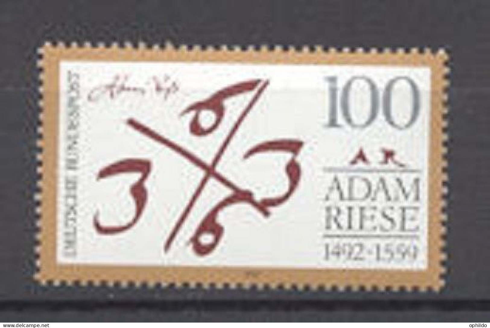 RFA   1440  * *  TB   Mathématique  - Unused Stamps