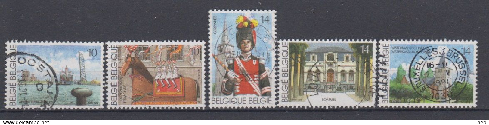 BELGIË - OPB - 1990 - Nr 2377/81 - Gest/Obl/Us - Used Stamps