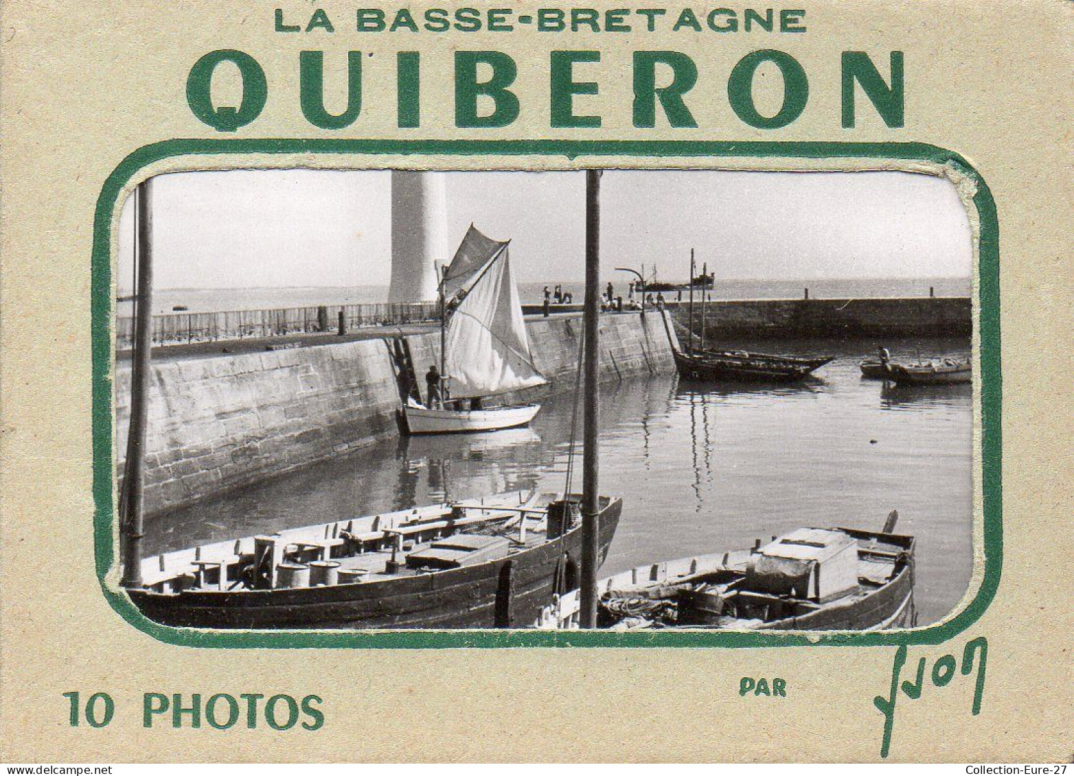 (08/05/24) 56-CPSM QUIBERON - CARNET COMPLET DE 10 PHOTOS - Quiberon