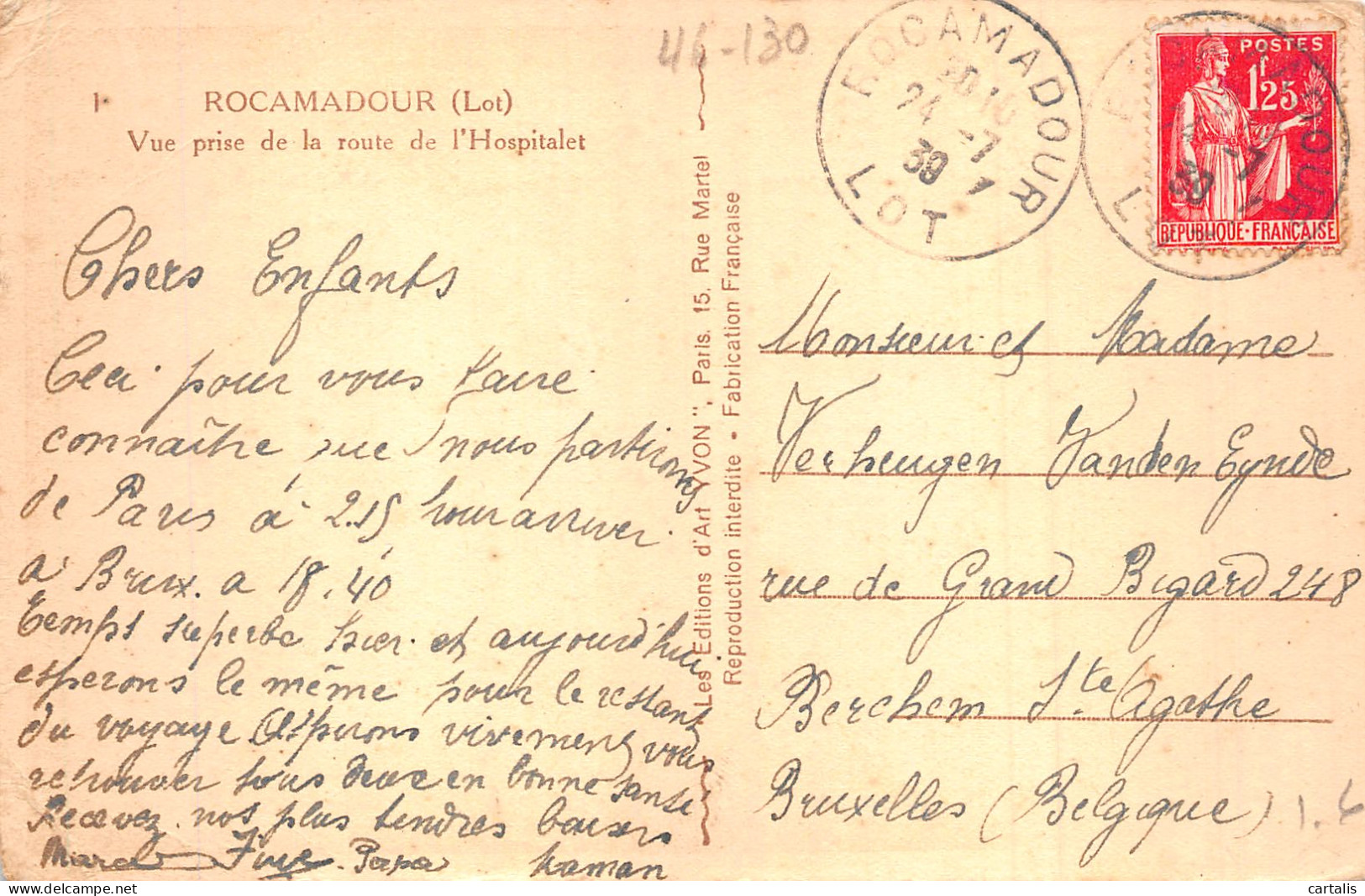 46-ROCAMADOUR-N°4475-G/0165 - Rocamadour