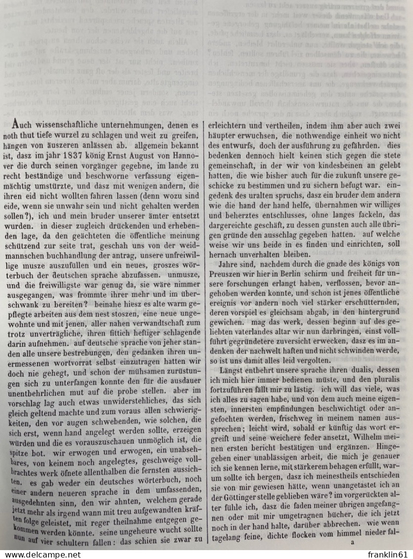 Deutsches Wörterbuch Der Gebrüder Grimm. Gesamtausgabe 33 Bände KOMPLETT. - Léxicos