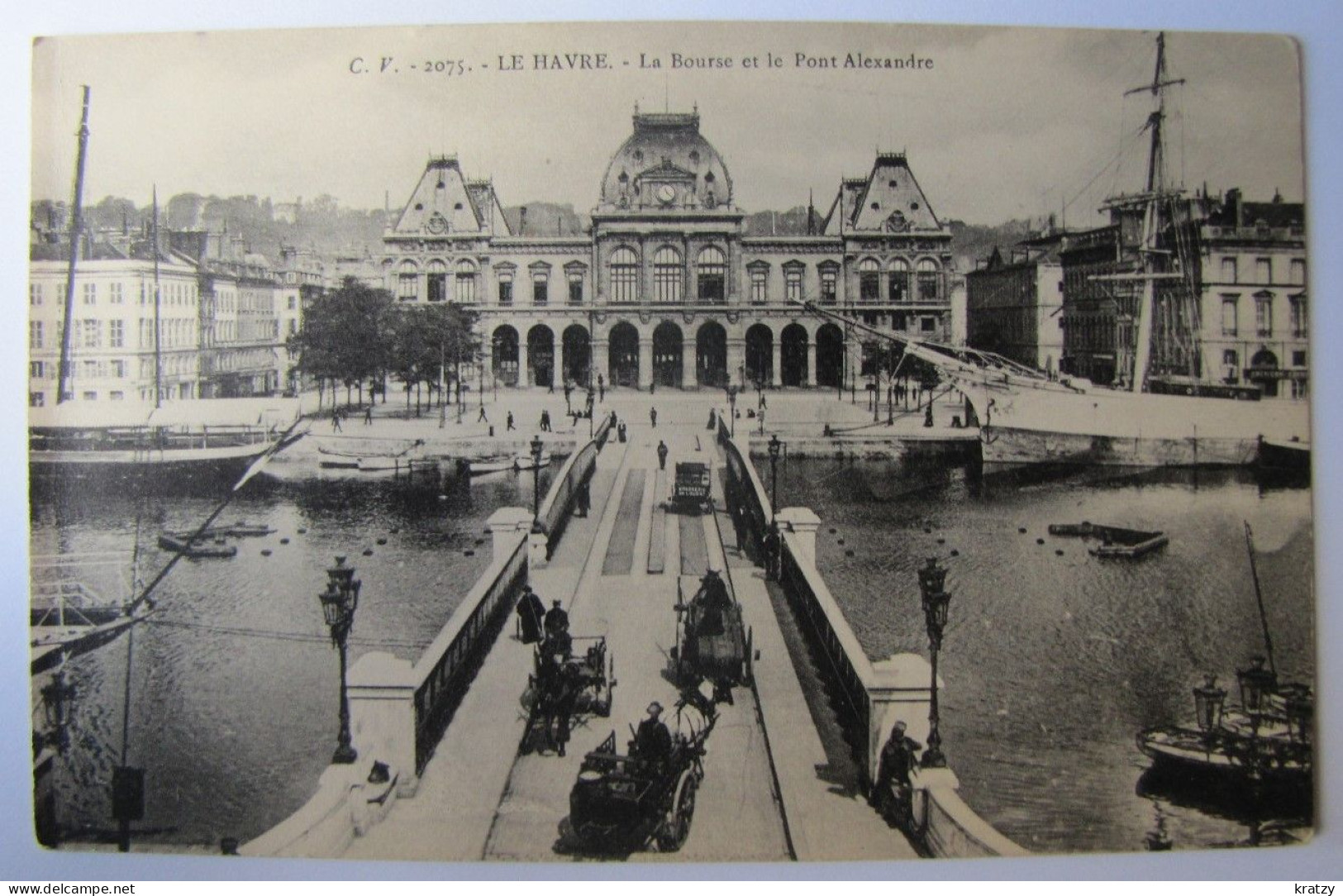 FRANCE - SEINE MARITIME - LE HAVRE - La Bourse Et Le Pont Alexandre - Port