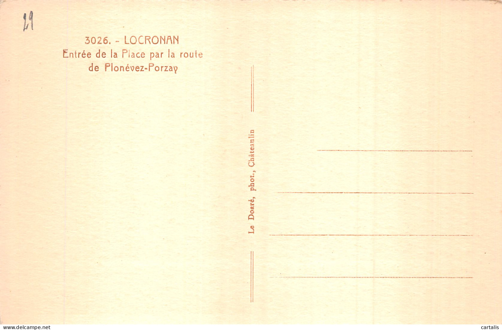 29-LOCRONAN-N°4476-C/0111 - Locronan