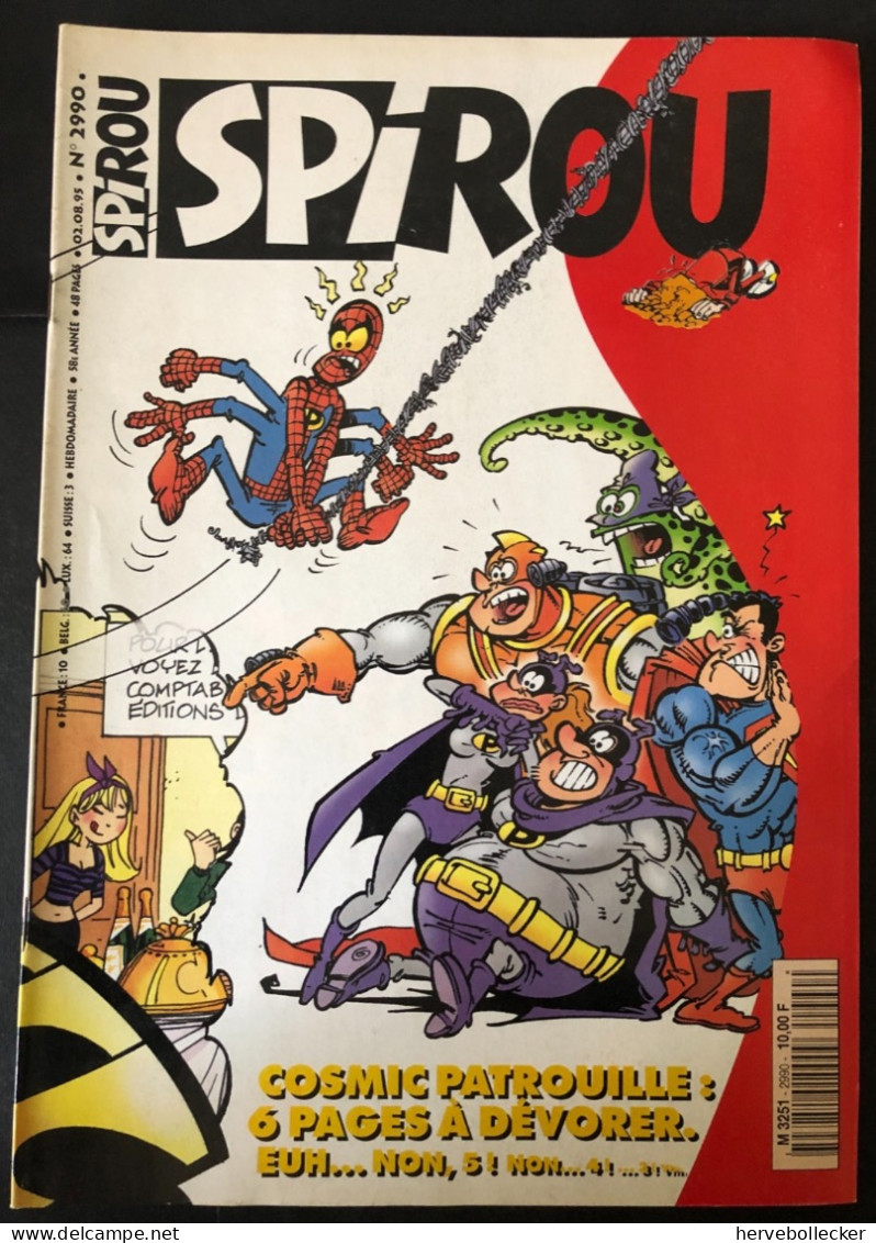 Spirou Hebdomadaire N° 2990 -1995 - Spirou Magazine
