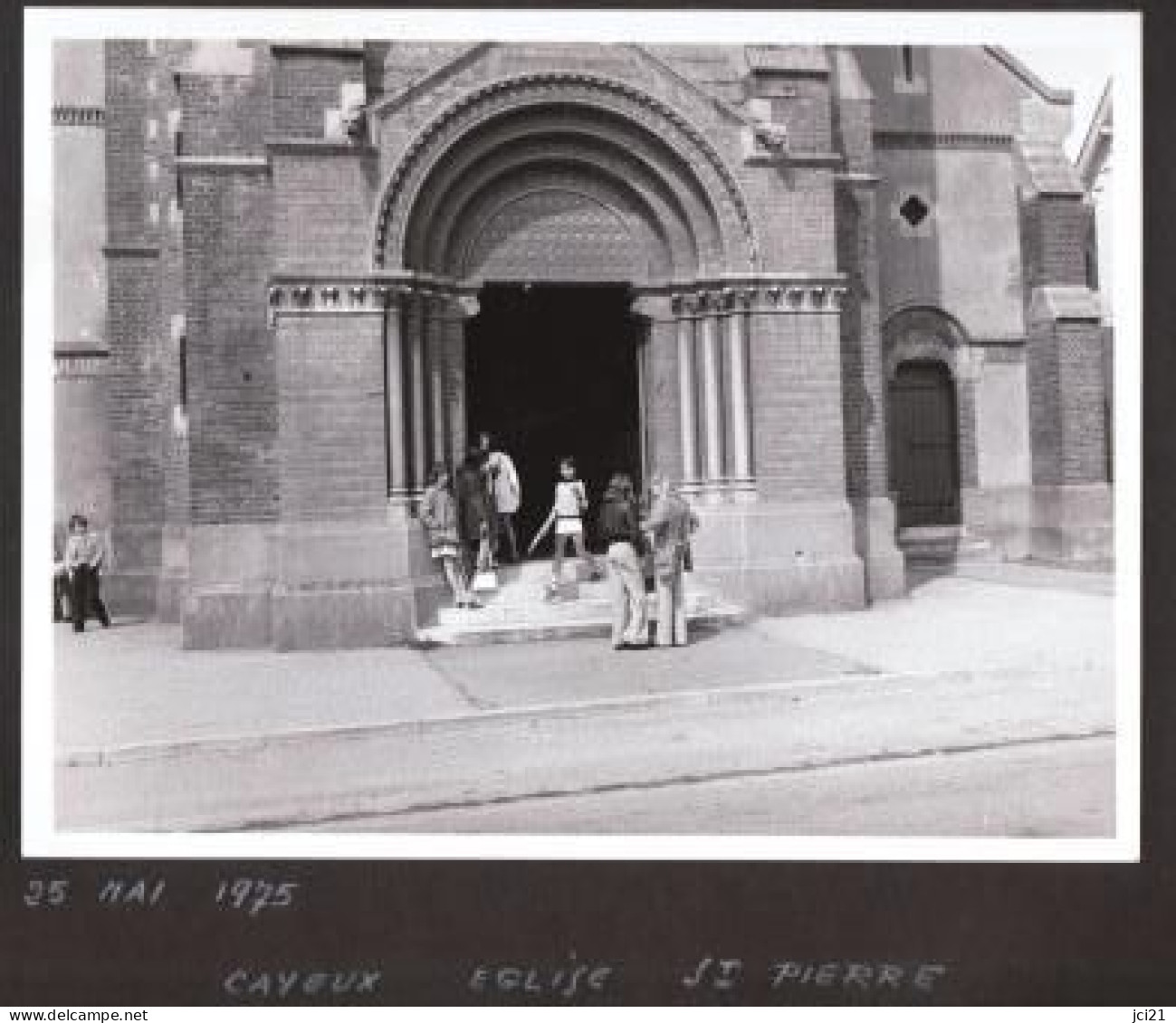 2 Photos Originales 80 SOMME 1975 " CAYEUX église St Pierre Et La Mollière Paturage Vaches " _PHOT218a&b - Other & Unclassified