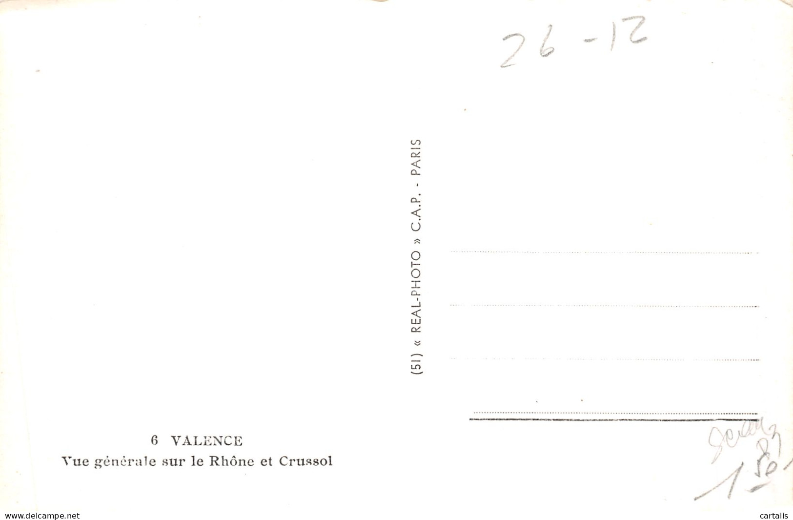 26-VALENCE-N°4476-E/0203 - Valence