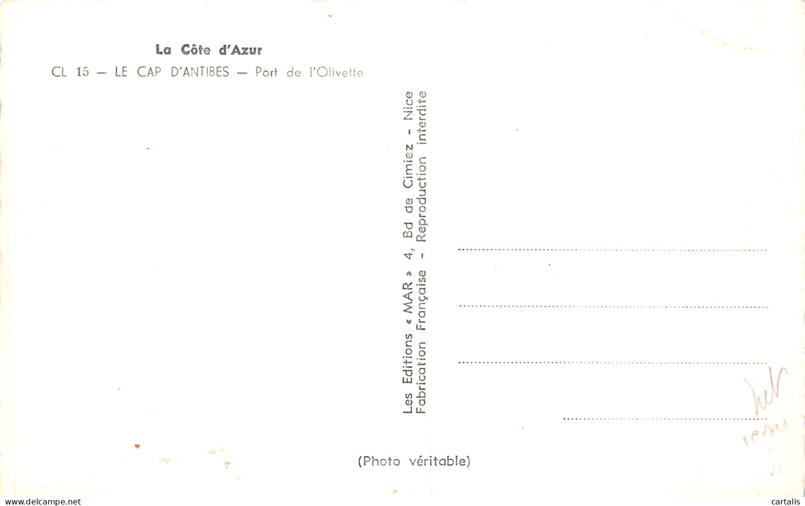 06-ANTIBES-N°4476-E/0147 - Otros & Sin Clasificación