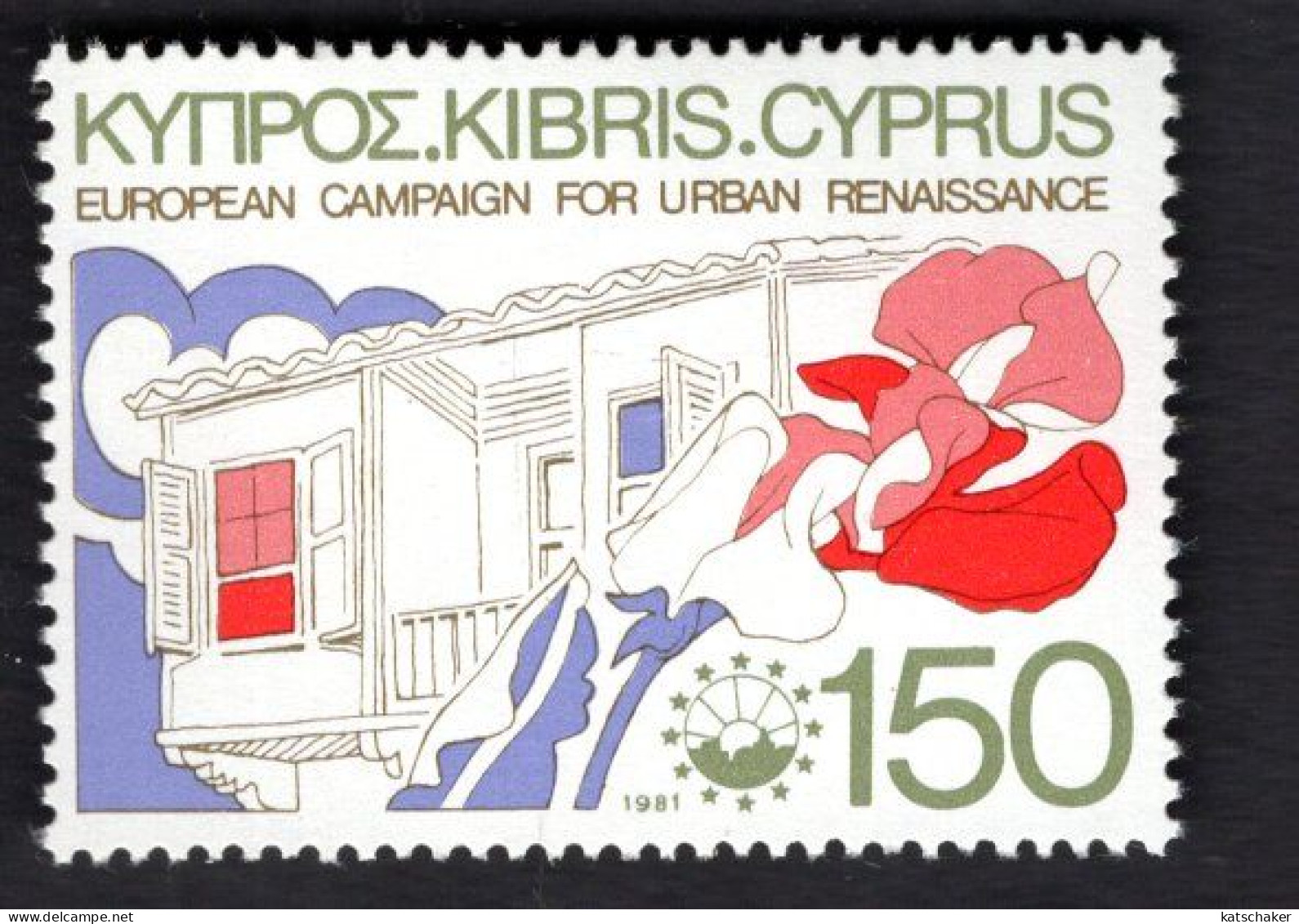 2025225332 1981 SCOTT 573 (XX) POSTFRIS MINT NEVER HINGED - EUROPEAN CAMPAIGN FOR URBAN RENAISSANCE - Unused Stamps