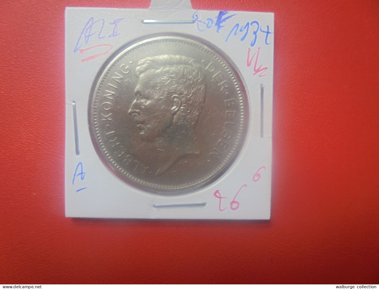 Albert 1er. 20 Francs 1932 VL POS.A (A.2) - 20 Francs & 4 Belgas