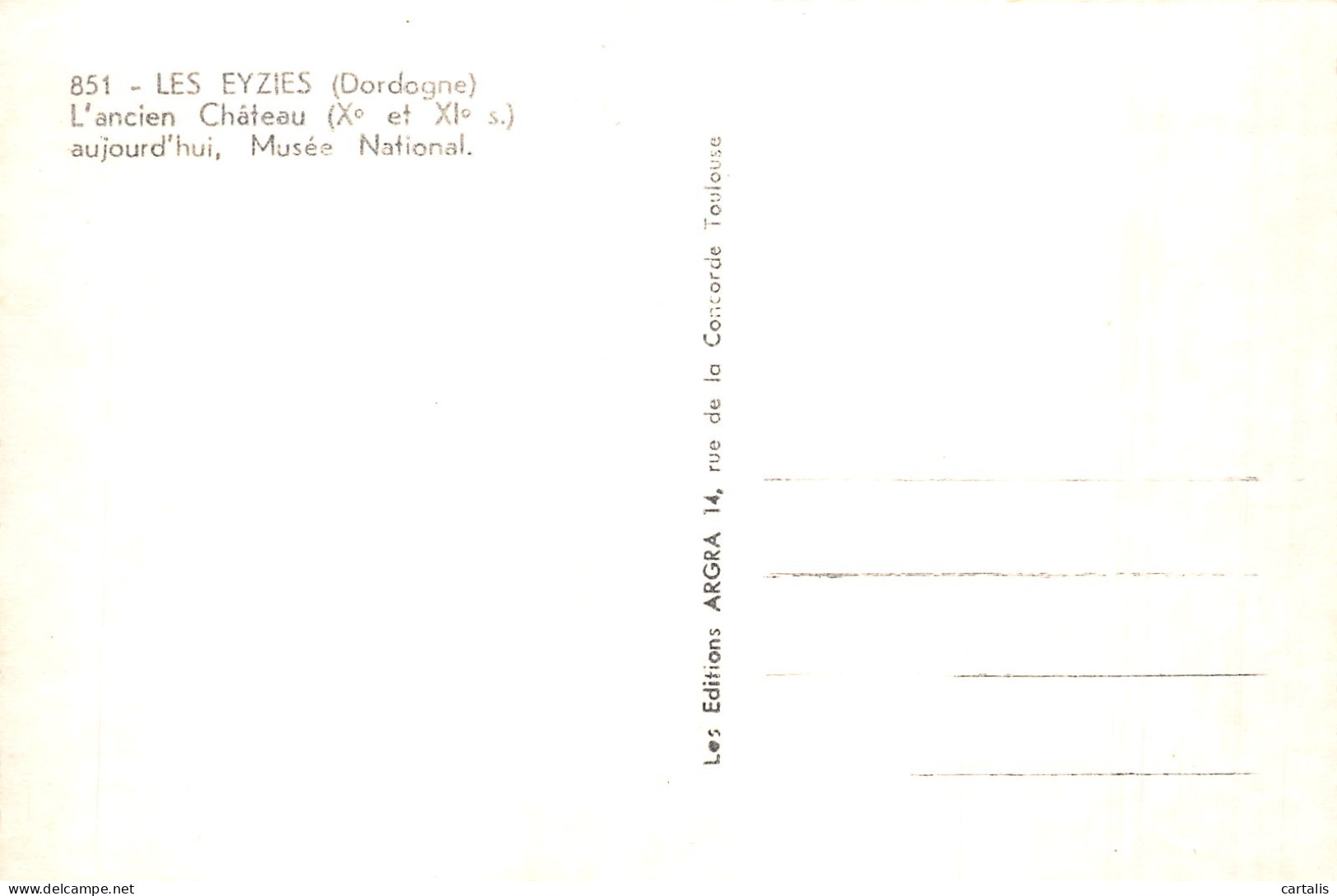 24-LES EYZIES-N°4476-F/0089 - Other & Unclassified