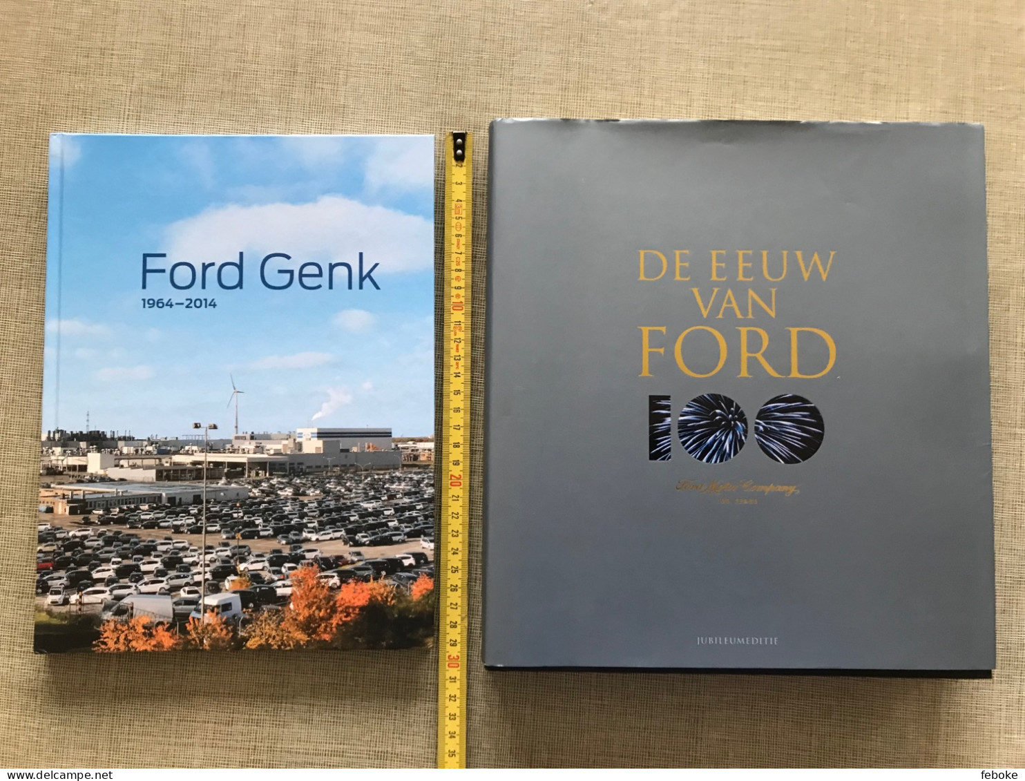 FORD GENK 1964-2014 + DE EEUW VAN FORD FORD MOTOR COMPANY 100 YEARS - AUTOINDUSTRIE FORD FOTOBOEKEN GESCHIEDENIS - Sonstige & Ohne Zuordnung