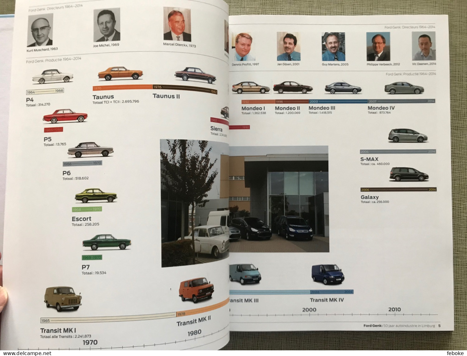 FORD GENK 1964-2014 + DE EEUW VAN FORD FORD MOTOR COMPANY 100 YEARS - AUTOINDUSTRIE FORD FOTOBOEKEN GESCHIEDENIS - Other & Unclassified