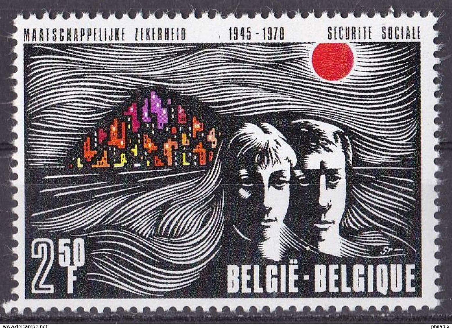 Belgien Marke Von 1970 **/MNH (A5-12) - Ungebraucht