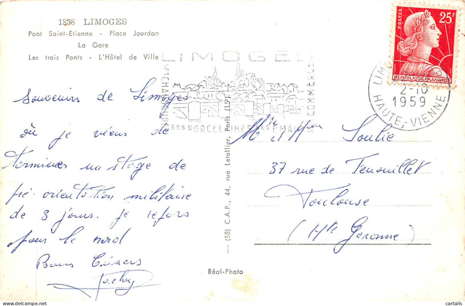 87-LIMOGES-N°4477-H/0159 - Limoges